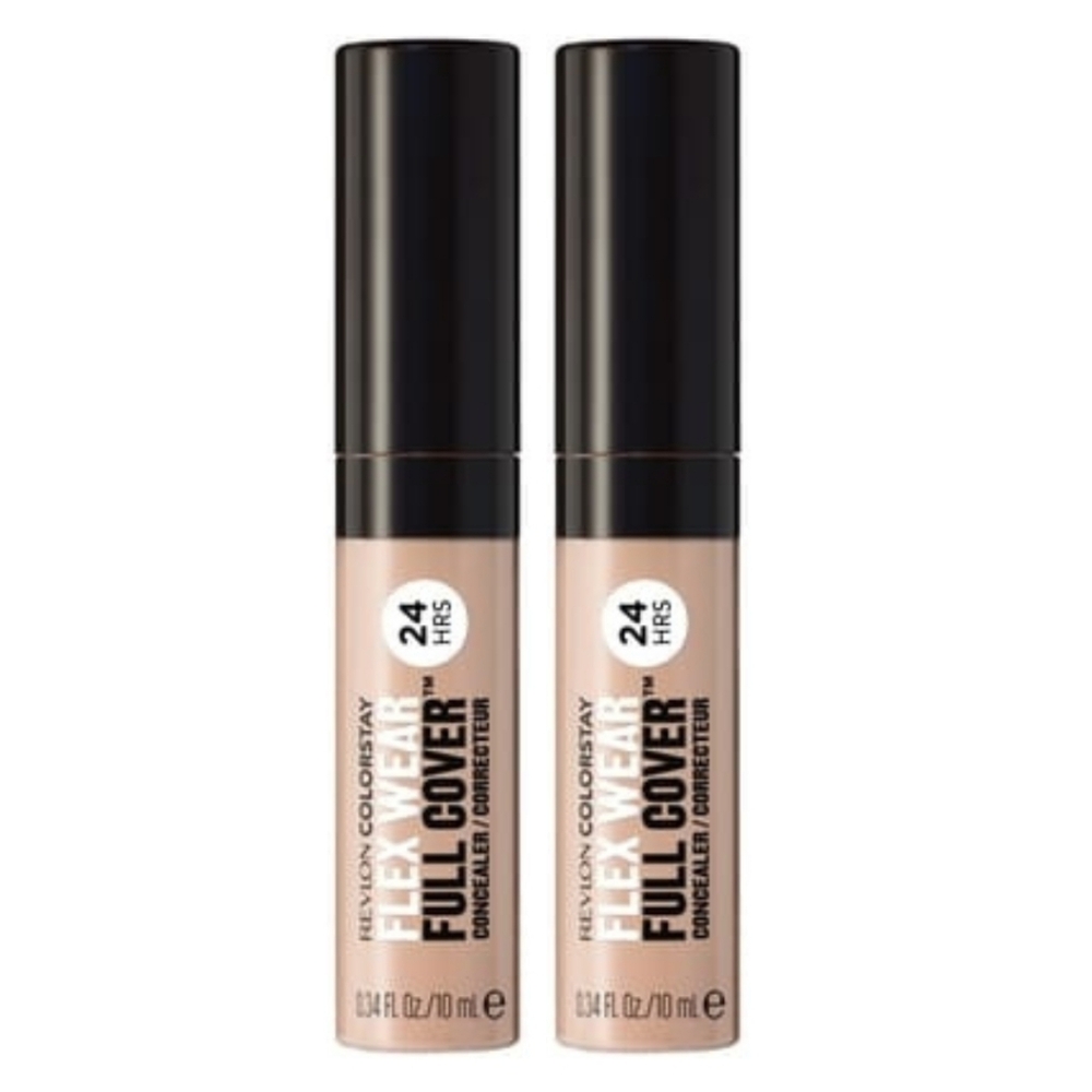 Revlon ColorStay Flex Wear Full Cover, Non-Creasing Concealer, 24HR, 020 Bisque